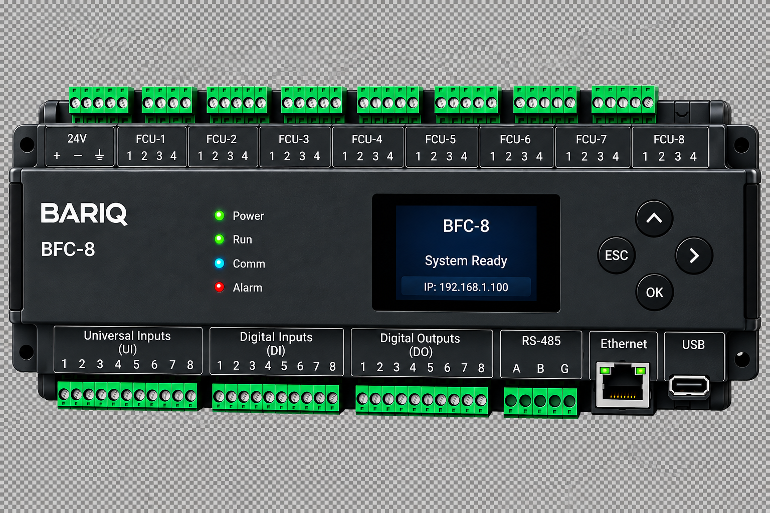 BARIQ BFC-8 fan coil controller
