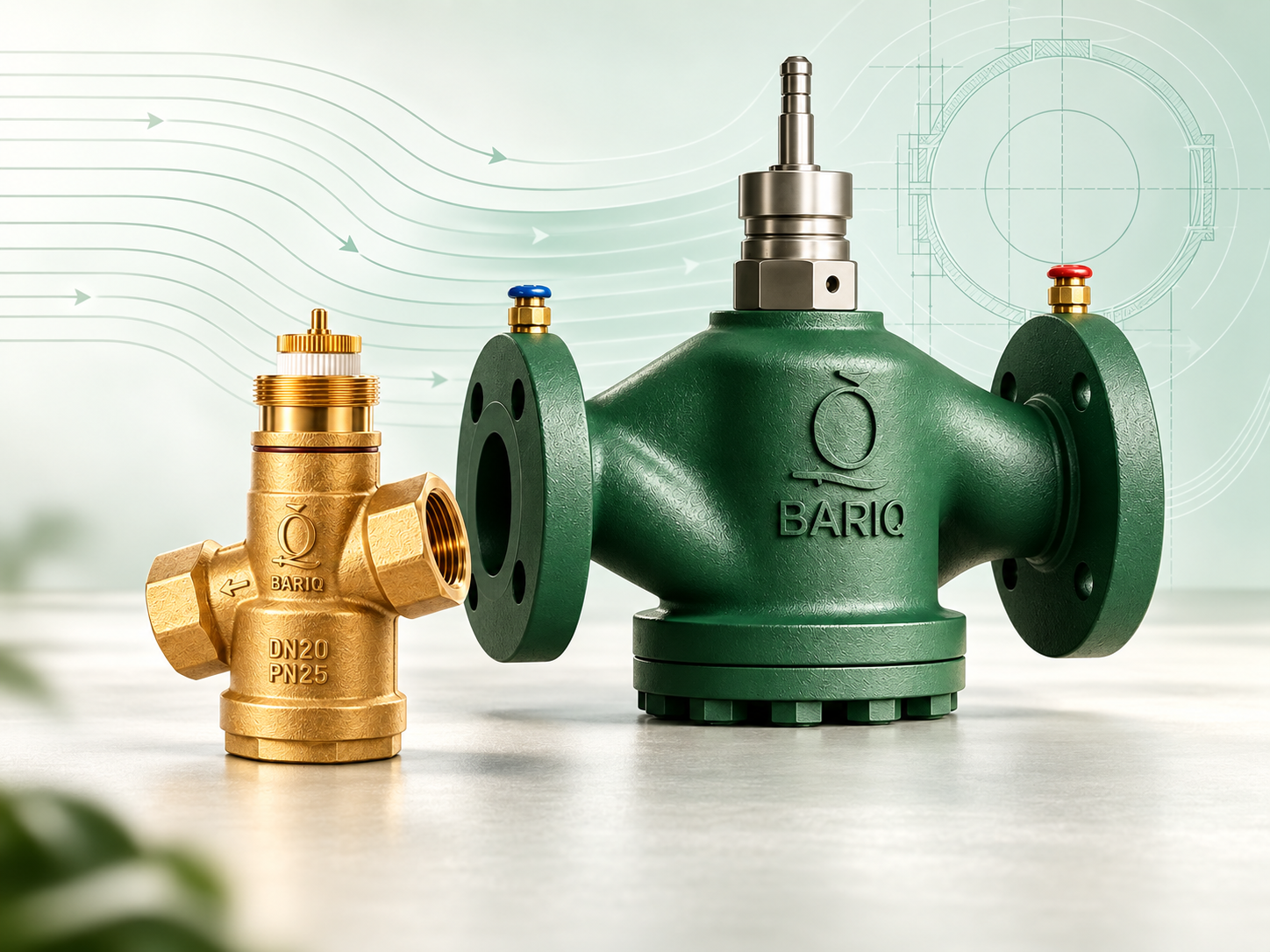 BRQ-9000SF and BRQ-9000HF pressure independent control valves